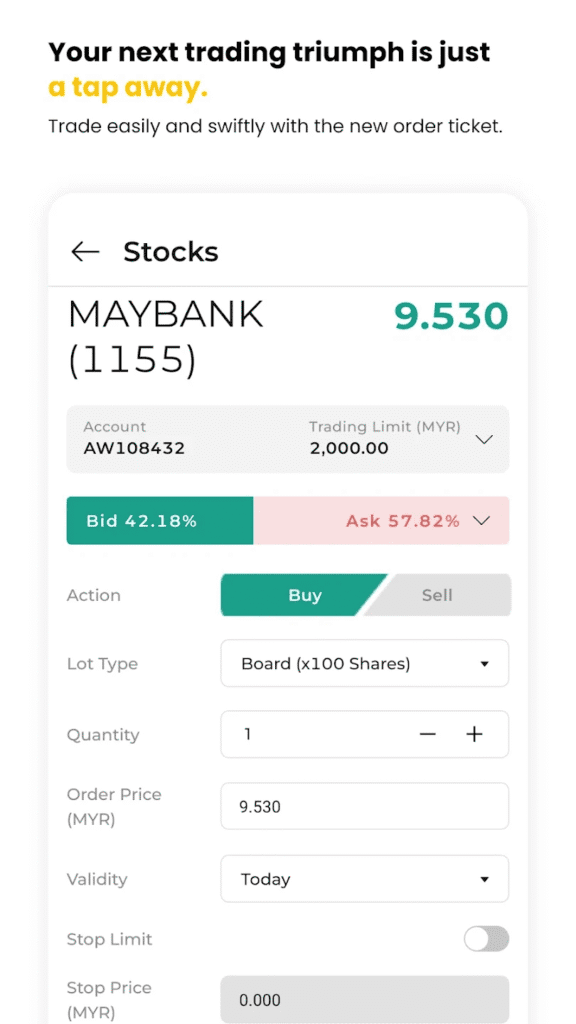 maybank trade buy sell